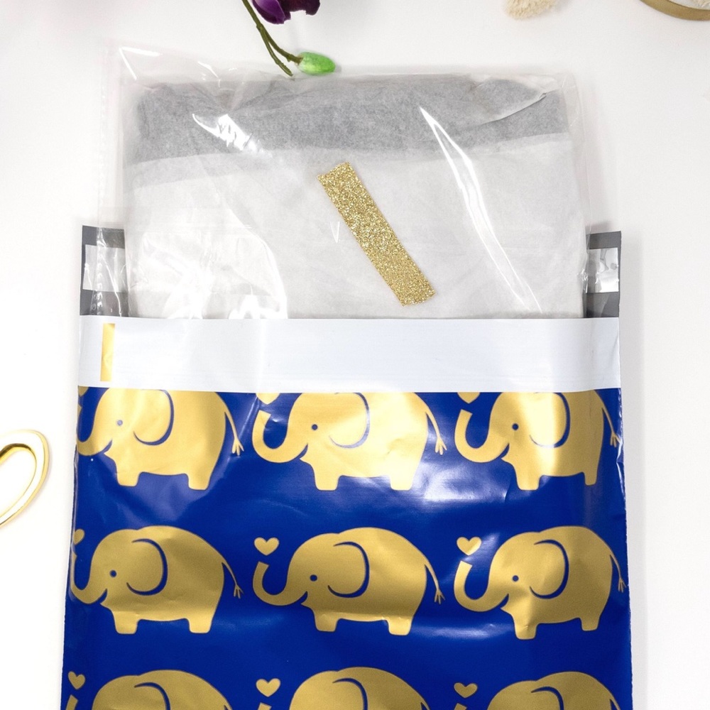 50 10X13 Elephant Poly Mailers PRICE IS FIRM - Picture 3 of 5